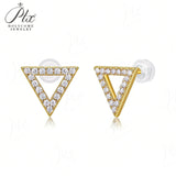 Moissanite Earrings 925 Sterling Silver Round Cut Hypoallergenic Mother's Day Gift Fine Jewelry For Women Perfect for Daily Wear Lightweight & Comfortable