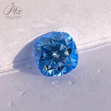 Moissanite Ice Blue Brilliant Gemstone  Asscher Cut Lab Grow Diamond  Advanced Jewelry Making Material GRA Pass Diamond Test