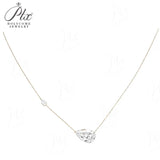 5ct Moissanite Necklace GRA Certificate Lab Grown Ruby Sapphire Pendant 925 Silver Women Fine Jewelry Hypoallergenic Factory Direct