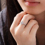Moissanite Ring 925 Sterling Silver Mixed Cut Multi Color VVS1 GRA Certified Daily Versatile Gift Perfect for Daily Wear Hypoallergenic