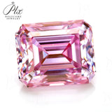 Moissanite Plating Sakura Pink VVS1 Oval/Pear/Heart/Asscher/Emerald Cut for Engagement Rings Jewelry Making DIY Craft Accessories