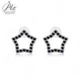 925 Sterling Silver Earrings Moissanite/Ruby/Sapphire/Columbia D Color VVS1 Round Cut Ideal Gift for Mother's Day Fine Jewelry