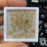 Moissanite Stone Moissanite Stone 0.35ct-5ct Colorful VVS1 Princess Shape Excellent Beads For Women's Jewelery Diamond Ring