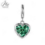 Moissanite Lab Created Gemstone Pendant 925 Sterling Silver 48 Designs Mix & Match Freely Fade-resistant Versatile Daily Wear Jewelry