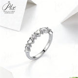 2mm Moissanite Ring D Color VVS1 Round Cut 925 Sterling Silver Anti-Allergic Fine Jewelry for Women Anniversary Birthday Gift