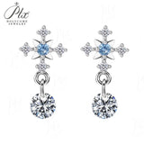 Zircon Ear Bone Stud AAAAA Colorful Zircon Stainless Steel Y2K Punk Factory Direct Sale Workplace Friendly Piercing Jewelry for Women