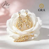 5mm Moissanite Earrings GRA Certified 925 Sterling Silver Round Cut VVS1 D Color Hypoallergenic Ideal Gift Women Fine Jewelry