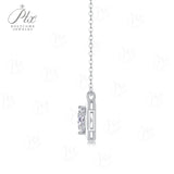 1CT Mossanite Necklace D Color VVS1 Round Cut 925 Sterling Silver Pendant Fine Jewelry Gift For Women Anniversary Birthday Gift