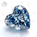 Vivid blue Color Moissanite Brilliant cut Multiple Shapes Excellent Cut Moissanites Gemstones GRA Pass Diamond Test Loose Gems