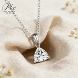 Moissanite Pendant Necklace S925/10K/14K 1.2ct GRA Trillion Cut D VVS1 Factory Direct Fine Jewelry Women Perfect Anniversary Gifts