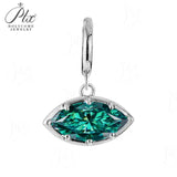 Moissanite Lab Created Gemstone Pendant 925 Sterling Silver 48 Designs Mix & Match Freely Fade-resistant Versatile Daily Wear Jewelry