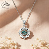 0.5ct Moissanite Necklace Round Cut D Color GRA Certified 925 Sterling Silver Factory Direct Versatile Daily Women Jewelry Gift