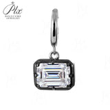 Moissanite Lab Created Gemstone Pendant 925 Sterling Silver 48 Designs Mix & Match Freely Fade-resistant Versatile Daily Wear Jewelry