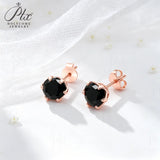 1ct Moissanite Earrings Excellent Round Cut Multi‑Color VVS1 925 Sterling Silver GRA Certified Hypoallergenic Commute‑Friendly