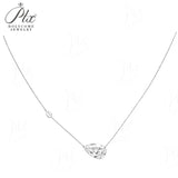 5ct Moissanite Necklace GRA Certificate Lab Grown Ruby Sapphire Pendant 925 Silver Women Fine Jewelry Hypoallergenic Factory Direct