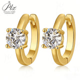 Moissanite Earrings in 1ct Round S925 Classic & Stylish Jewelry for Women Perfect Gift for Celebrate Valentine's Day