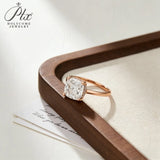 1.5ct/2.5ct Moissanite Ring VVS1 Clarity 1D Color Cushion 925 Silver White Yellow Rose Gold Anniversary Wedding Band for Women