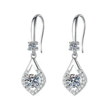 5/6.5mm Round Moissanite Stud Earrings D Color VVS1 with GRA CertificationS925 Silver Fashion Jewelry for Wome