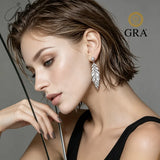 5mm Moissanite Earrings GRA Certified 925 Sterling Silver Round Cut VVS1 D Color Hypoallergenic Ideal Gift Women Fine Jewelry
