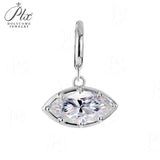 Moissanite Lab Created Gemstone Pendant 925 Sterling Silver 48 Designs Mix & Match Freely Fade-resistant Versatile Daily Wear Jewelry
