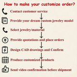 Custom Ring Two Pear Shape Open Moissanite Lab Grown Gemstones 925 Sterling Silver Wealth Charms Anniversary Gift Daily