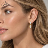GRA Certificate 6ct Marquise Cut D Color Moissanite Drop Earrings for Women 925 Sterling Silver Stud Earrings with Certificate Unique Fine Jewelry Gift