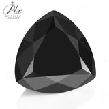 Luxury Black Moissanite Stones Multiple Shapes Including Round Oval & Heart Perfect for Rings Necklaces & Earrings