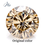 Multi Color Loose Moissanite Stones 0.1CT-3.0CT D Color Brilliant round Cut Gemstones with GRA Certificate for Jewelry Making