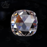 Moissanite Flat Bottom Rose Cut Cushion D Color Loose Gemstone Top Quality VVS1 GRA Certificate Beads Jewelry Charms For Women