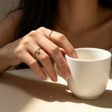 Moissanite Ring Round Cut GRA VVS1 Clarity 925 Sterling Silver Daily Match Office Wear Women Fashion Ring