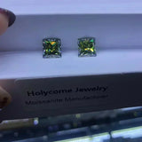 Moissanite Stone Moissanite Stone 0.35ct-5ct Colorful VVS1 Princess Shape Excellent Beads For Women's Jewelery Diamond Ring