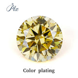 Multi Color Loose Moissanite Stones 0.1CT-3.0CT D Color Brilliant round Cut Gemstones with GRA Certificate for Jewelry Making