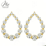 3/3.5/4mm 6CT Moissanite Custom Stud Earring Round D Color 925 Silver Fine Jewelry For Daily Wear Engagement  Accessories