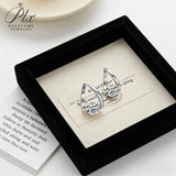 1-2ct D Color Round Cut Moissanite Earrings VVS1 S925 White Yellow Rose Gold Classic Fine Jewelry Anniversary Gift for Her