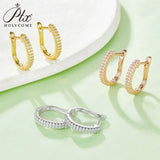 100% Moissanite Earrings 925 Sterling Silver for Women Sparkling Hypoallergenic Jewelry for Wedding Anniversary Party Luxury