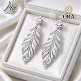 5mm Moissanite Earrings GRA Certified 925 Sterling Silver Round Cut VVS1 D Color Hypoallergenic Ideal Gift Women Fine Jewelry