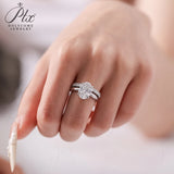 Lab Grown Diamond Ring D Color Round Cut 1ct-3ct Solid Gold 10K/14K/18K Dainty Delicate Everyday Luxury Jewelry Hypoallergenic