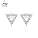 Moissanite Earrings 925 Sterling Silver Round Cut Hypoallergenic Mother's Day Gift Fine Jewelry For Women Perfect for Daily Wear Lightweight & Comfortable