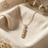 Moissanite Necklace 2.1CT D Color 925 Sterling Silver Round/Marquise/Emerald/Oval Cut Anti-Allergy Daily Wear Ideal Gift for Her