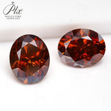 Moissanite Plating Oval Cut Multicolor VVS1 Sparkling Gemstones for Rings Necklace Earrings DIY Fine Jewelry Crafting & Gift