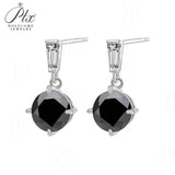 2ct Moissanite Earring Round Cut D Color VVS1 925 Sterling Silver GRA Certified Factory Direct Ideal Gift For Daily Matching