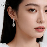 5/6.5mm Round Moissanite Stud Earrings D Color VVS1 with GRA CertificationS925 Silver Fashion Jewelry for Wome