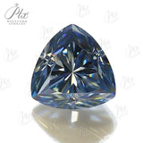 Vivid blue Color Moissanite Brilliant cut Multiple Shapes Excellent Cut Moissanites Gemstones GRA Pass Diamond Test Loose Gems