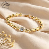 1ct Moissanite Bracelet D Color VVS1 GRA Certified 925 Sterling Silver Hypoallergenic Daily Wear Fine Jewelry for Ladies