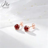 1ct Moissanite Earrings Excellent Round Cut Multi‑Color VVS1 925 Sterling Silver GRA Certified Hypoallergenic Commute‑Friendly