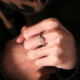 Moissanite Ring Brilliant Round 0.5CT 5mm D Color 925 Silver Daily Wear Ring A Sparkler That Captures a Woman's Sweet Romance