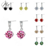 2ct Moissanite Earring Round Cut D Color VVS1 925 Sterling Silver GRA Certified Factory Direct Ideal Gift For Daily Matching