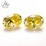 Moissanite Plating Oval Cut Multicolor VVS1 Sparkling Gemstones for Rings Necklace Earrings DIY Fine Jewelry Crafting & Gift