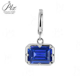 Moissanite Lab Created Gemstone Pendant 925 Sterling Silver 48 Designs Mix & Match Freely Fade-resistant Versatile Daily Wear Jewelry