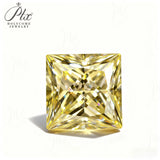 Luxury Yellow Moissanite Loose Stones – Round/Oval/Heart Shapes Perfect for Engagement Rings Bracelets and Pendants